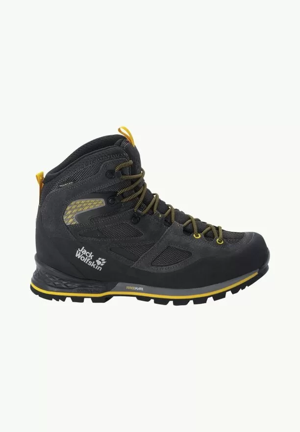 Force-Crest-Texapore-Mid-Wasserdichte-Herren-Trekkingschuhe-BlackBurly-Yellow-Xt-4048012_6055_115