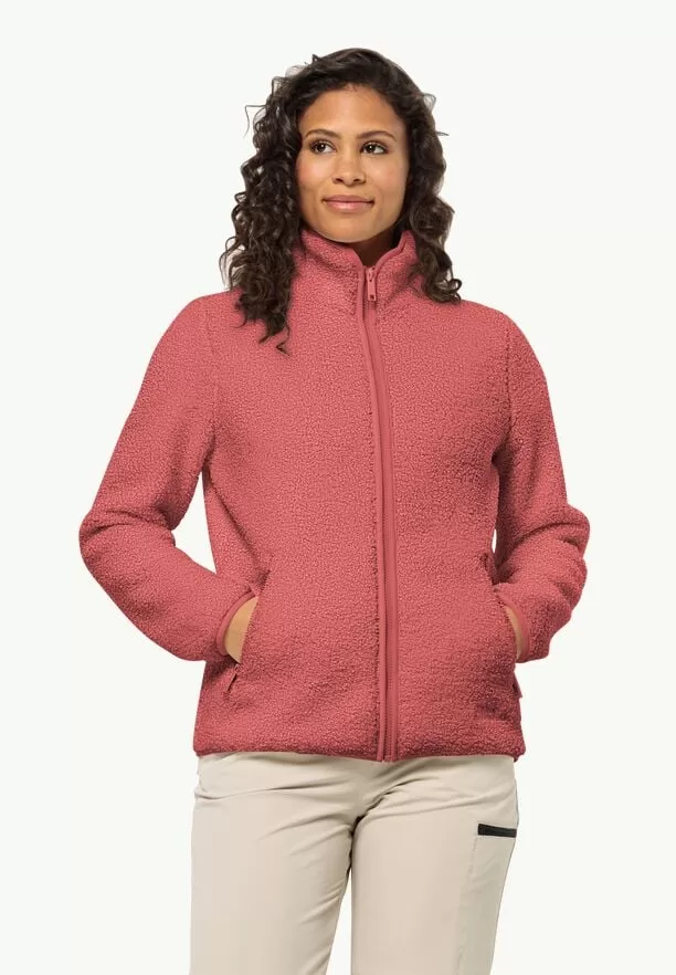 High-Curl-Jacket-Damen-Fleecejacke-red-coral-1708732_J0125_A12