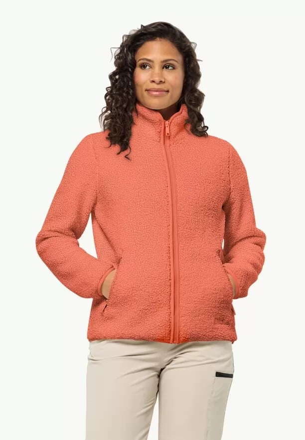 High-Curl-Jacket-Damen-Fleecejacke-warm-amber-1708732_G0052_A10