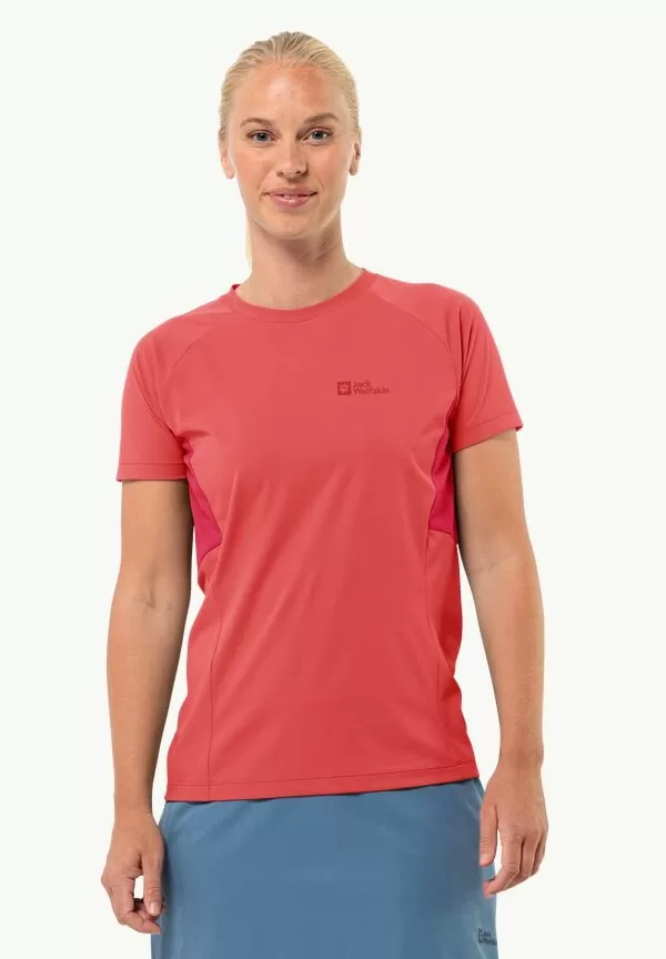 Narrows-T-Damen-Funktionsshirt-Vibrant-Red-1807364_2720_003